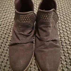 Grey Suede Ankle Boots